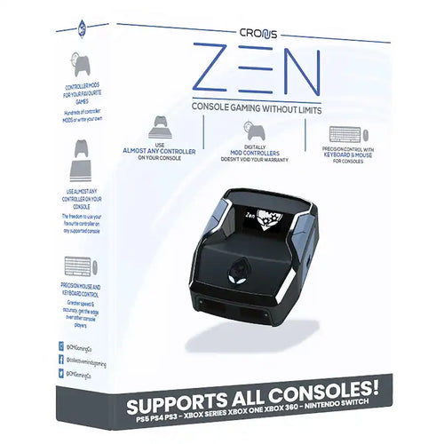 Collective Minds - Cronus Zen Controller Emulator for Xbox One, Xbox Series S|X, PlayStation 4, PlayStation 5, Nintendo Switch 1 & 2 & PC - Black
