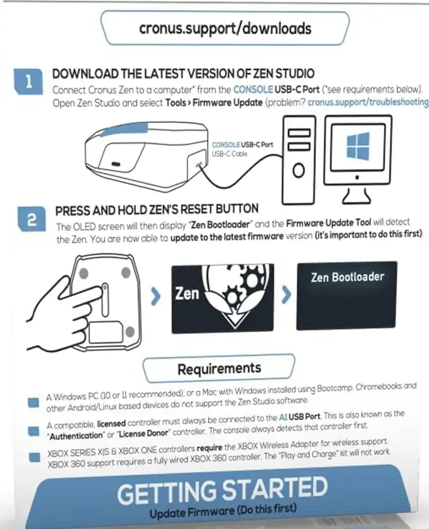 Collective Minds - Cronus Zen Controller Emulator for Xbox One, Xbox Series S|X, PlayStation 4, PlayStation 5, Nintendo Switch 1 & 2 & PC - Black
