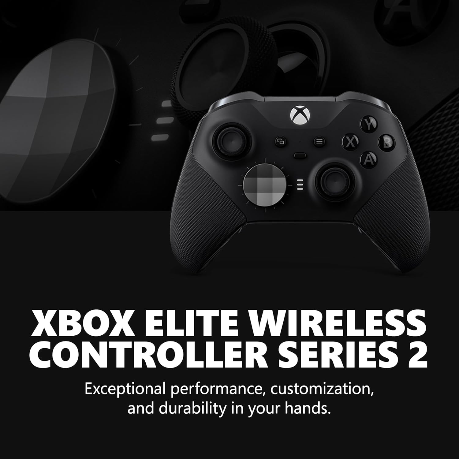 Xbox Elite Series 2 Wireless Gaming Controller – Black – Xbox Series X|S, Xbox One, Windows PC, Android, and iOS