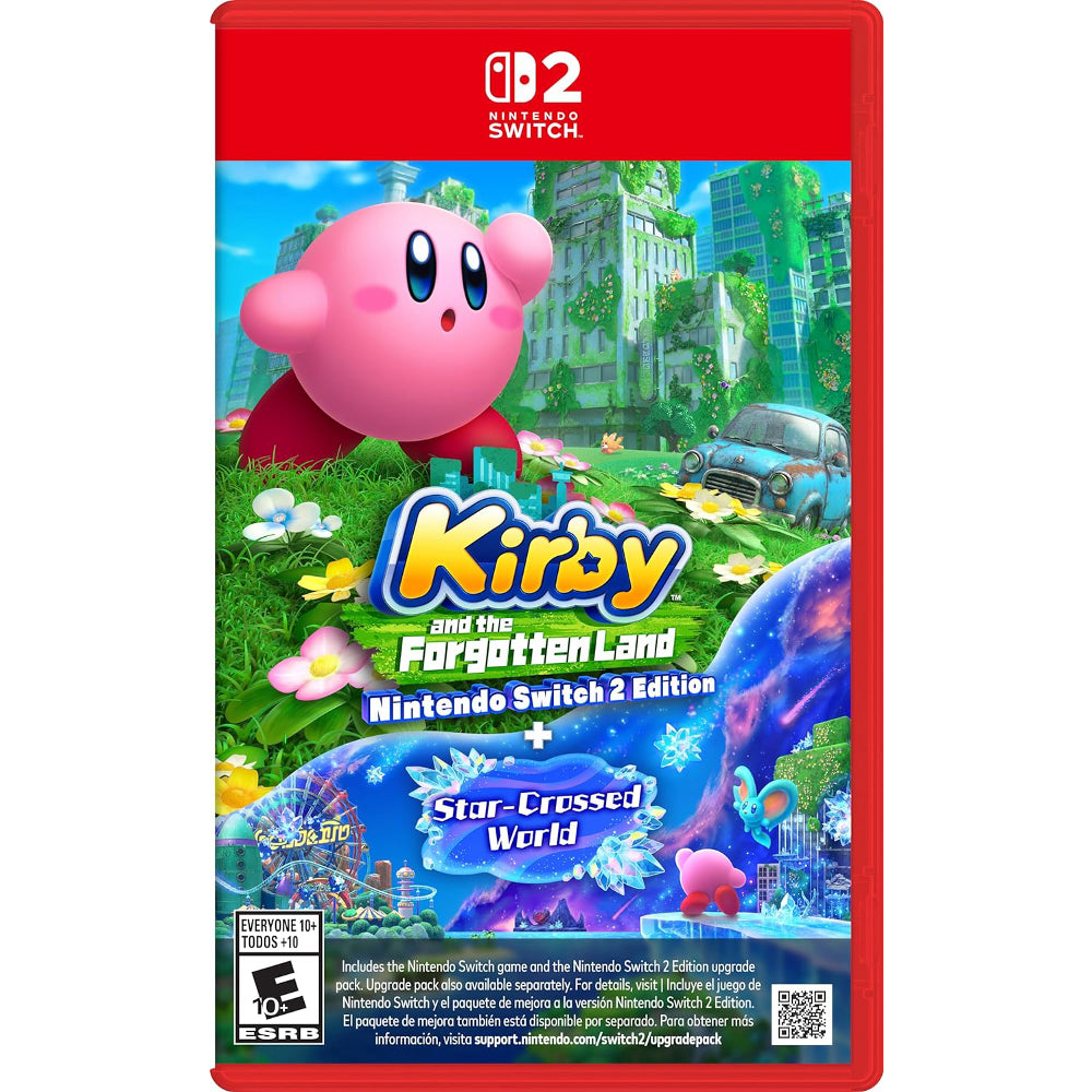 Kirby and the Forgotten Land + Star Crossed World - Nintendo Switch 2 (Region Free)